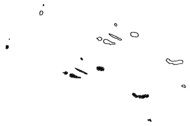Azory (Republika Portugalska, Portugalia) ilustracja wektorowa mapy, szkic Bazgroły Autonomiczny Region Azorów (Flores, Corvo, Graciosa, Terceira, Sao Jorge, Pico, Faial, Sao Miguel, Santa Maria) mapa - Wektor, obraz