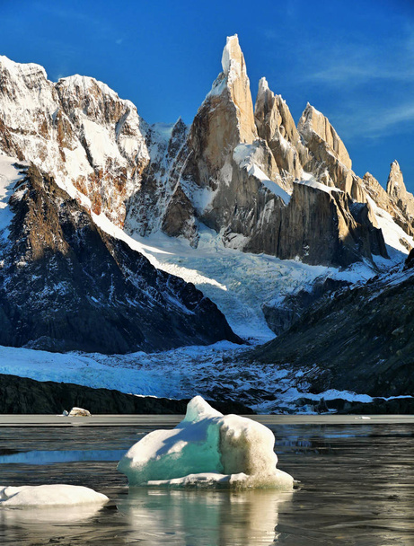 Patagonia Argentina. Amazing Cerro Torre mountain - Photo, Image