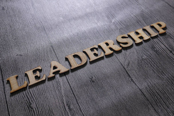 Leadership, Business Words Quotes Concept - Foto, afbeelding