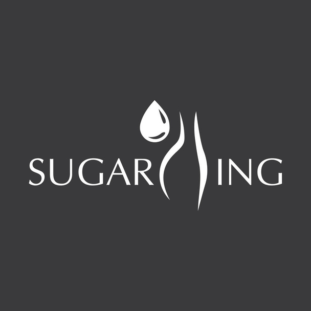 Vector logo for hair removal and sugaring company - Vector, Image