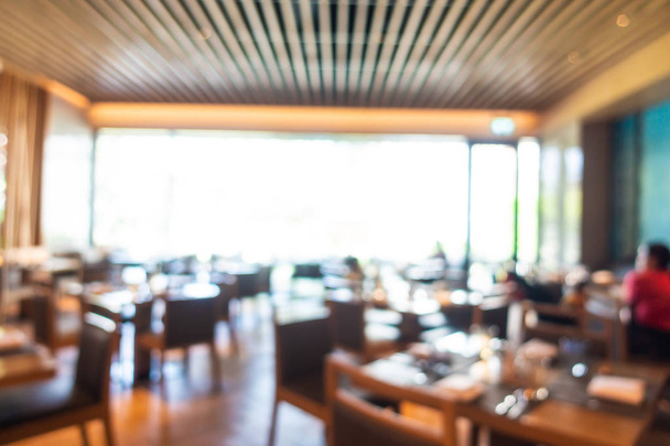 Cafetería abstracta borrosa y desenfocada cafetería y restaurante buffet
 - Foto, Imagen