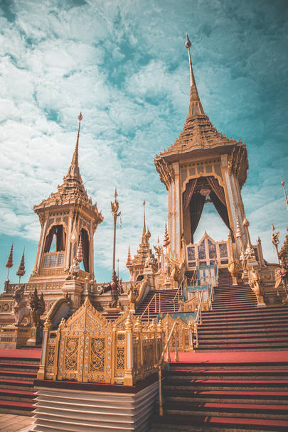 Βασιλικό κρεματόριο βασιλιάς Μπύμπολ στην Μπανγκόκ Ταϊλάνδη - Φωτογραφία, εικόνα