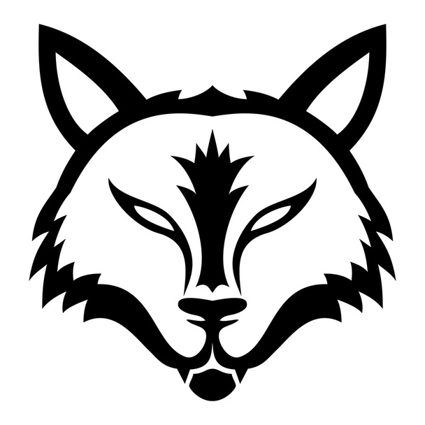 Wolf sign on white. - Vetor, Imagem