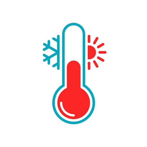 Мороз и жара
 - Вектор,изображение