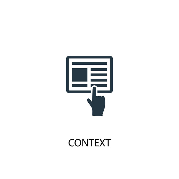 icône de contexte. Illustration d'élément simple. concept contexte symbole conception. Peut être utilisé pour le web
 - Vecteur, image