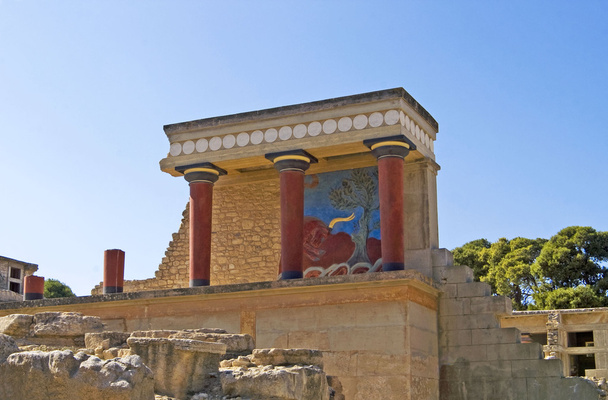 Knossos, North Entrance - Photo, Image