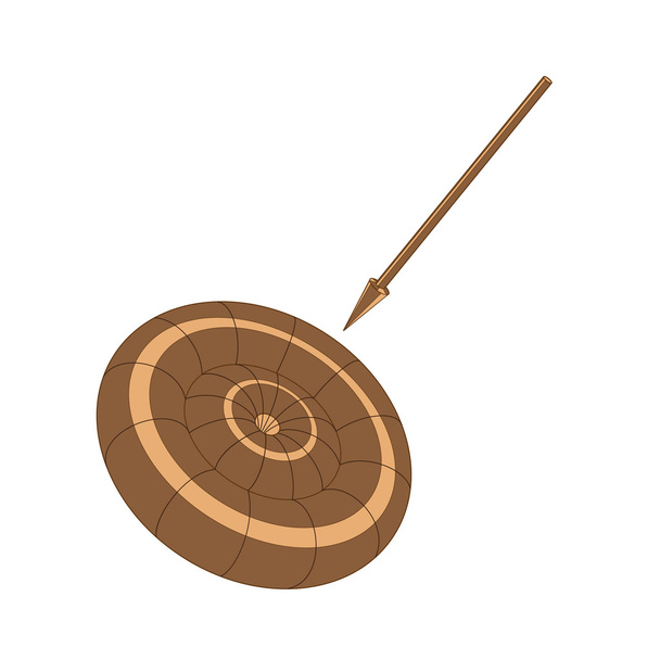 Vector illustration of target and arrow - Vector, Imagen