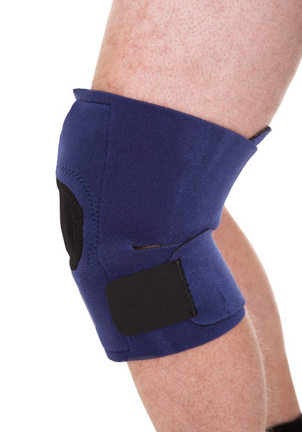 A Person Wearing Knee Brace - Photo, image