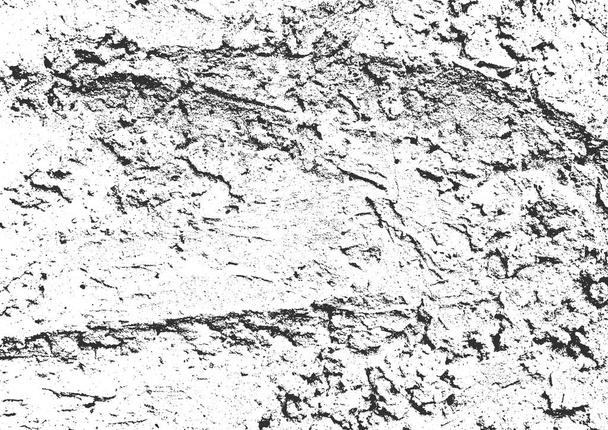 Gray concrete texture background. Damage. Cracked stone wall background. - Vector, Image