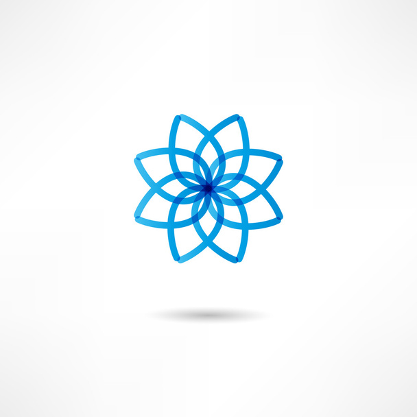 Flower icon - Vector, imagen