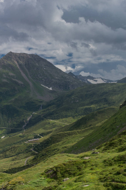 Wonderful exploration tour through the mountains of Switzerland. - Furka Pass/Switzerland - Φωτογραφία, εικόνα