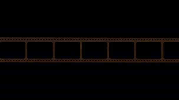 A renderização 3d da varredura da tira do filme de 35mm com sinais do uso com é
 - Filmagem, Vídeo