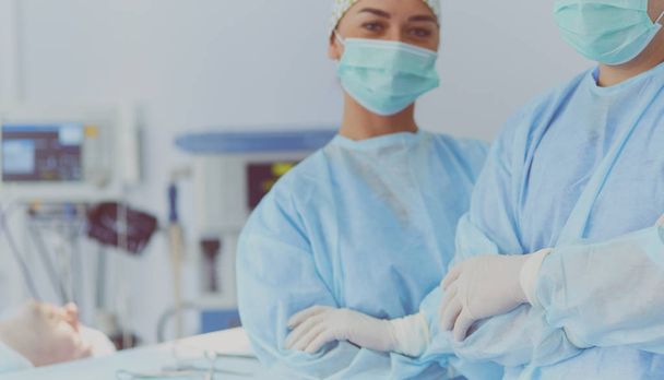 Male surgeon on background in operation room - Фото, зображення