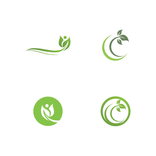 зелене листя екології елемент природи вектор
 - Вектор, зображення