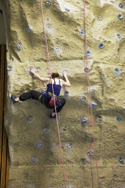 Climber on the Wall - Foto, Bild