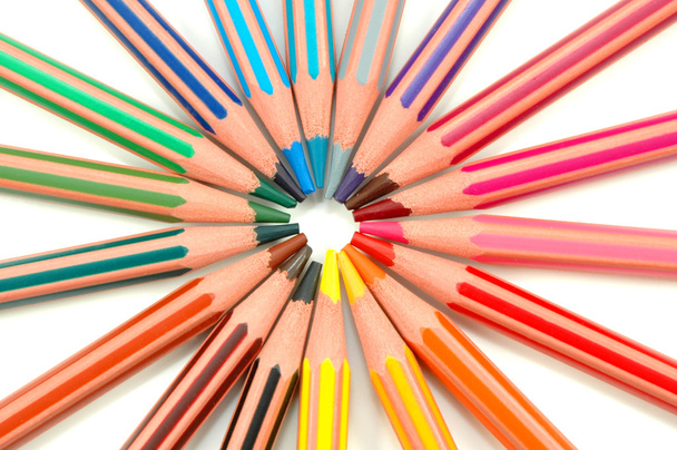 potlood regenboog - Foto, afbeelding