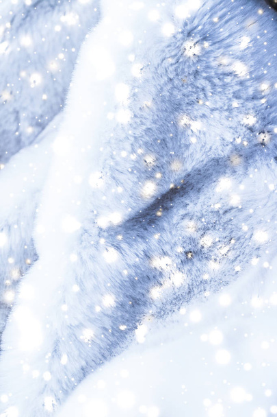 святковий зимовий фон, розкішні деталі текстури шуби та глянцю
 - Фото, зображення