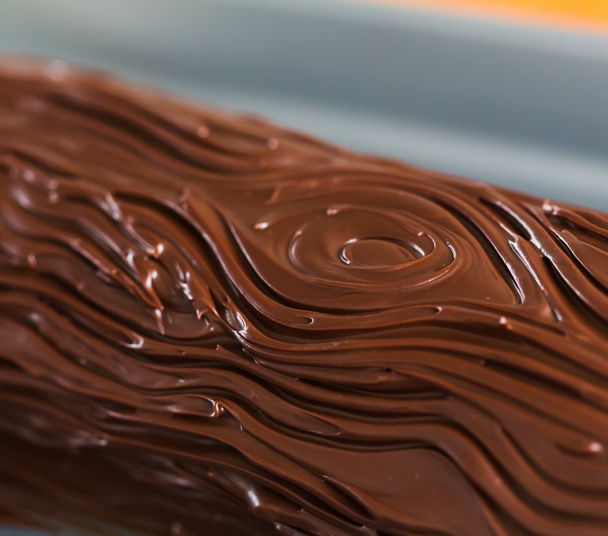 Muster in Schokoladenglasur - Foto, Bild