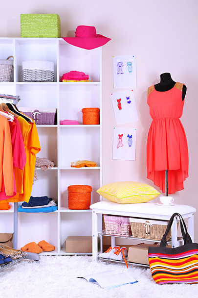 Women wardrobe in sunny colors - Fotó, kép