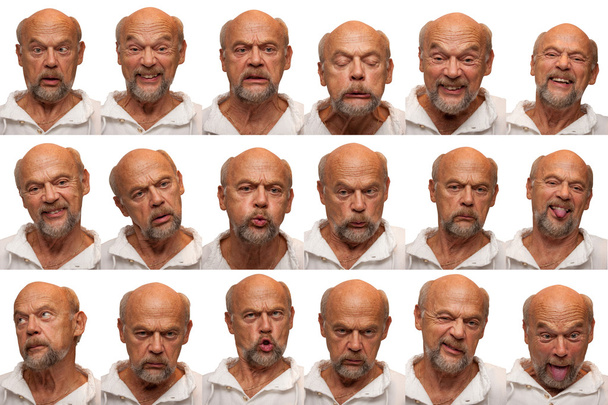 Expressions - Senior Aged Man - Photo, Image