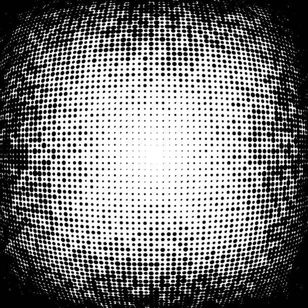 Півтонні крапки. Плямистий візерунок, кола. Сфера, орбіта або глобус ді
 - Вектор, зображення