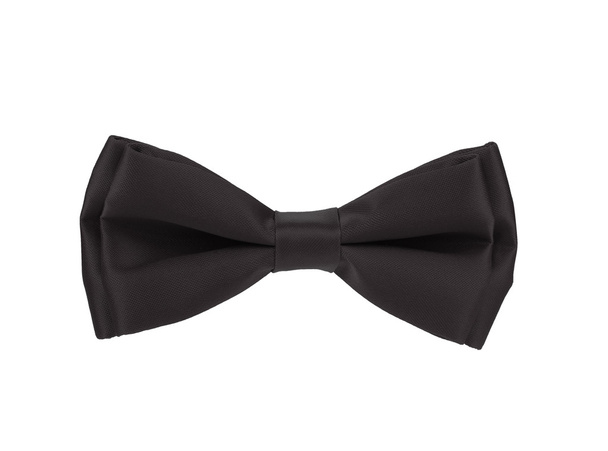 Black bow tie isolated on white background - Foto, Imagem