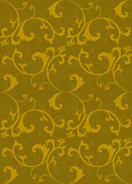 Pattern design yellow golden graphics shapes abstraction wallpaper - Vector, Image