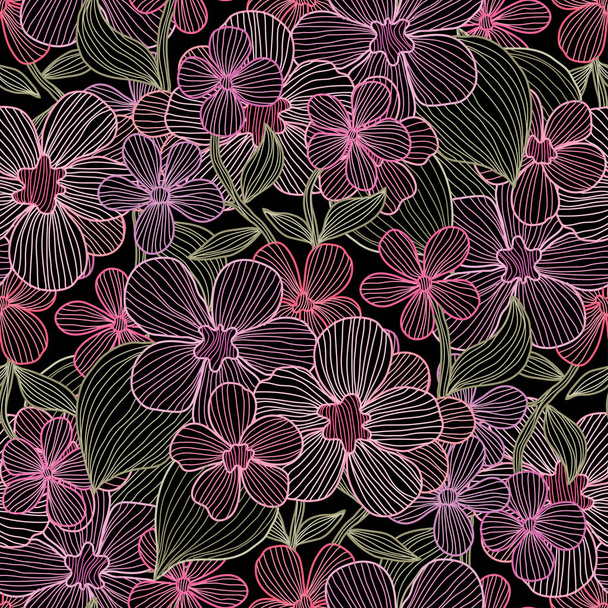 floral seamless pattern - Вектор, зображення