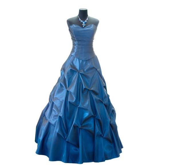 σκούρο μπλε φόρεμα για ένα ομοίωμα - Φωτογραφία, εικόνα