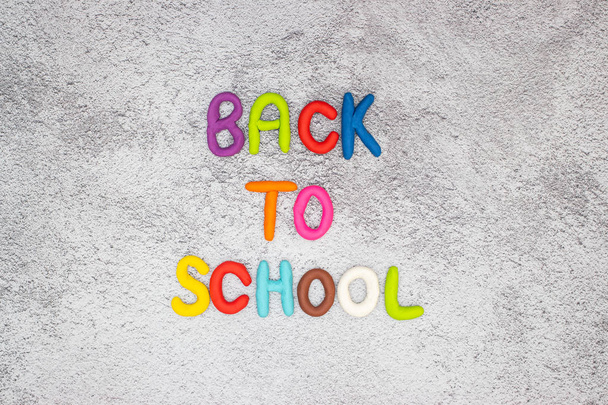 Back to school - School supplies on the desk  - Foto, Bild