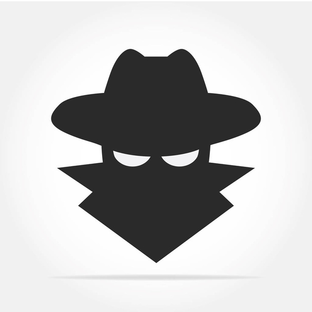 Icono de Spyware en diseño simple. Ilustración vectorial
 - Vector, Imagen