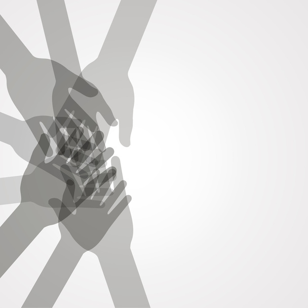 Unity hands vector - Вектор, зображення