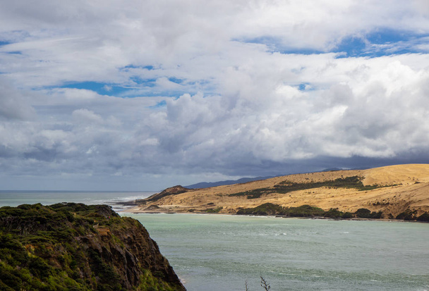 view from viewpoint near Opononi, New Zealand - Foto, Imagen