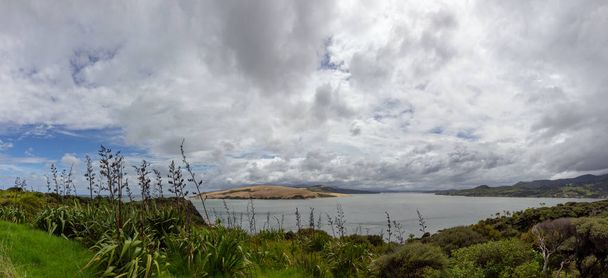 view from viewpoint near Opononi, New Zealand - Fotó, kép