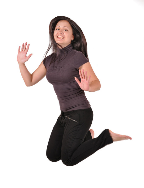 girl jumping - Foto, afbeelding