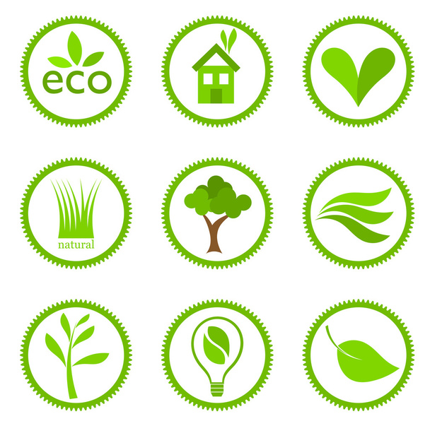 Ecology symbols - Vector, Imagen