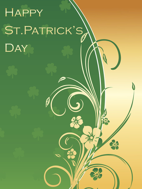 Card for st. patrick's day - Vector, Image