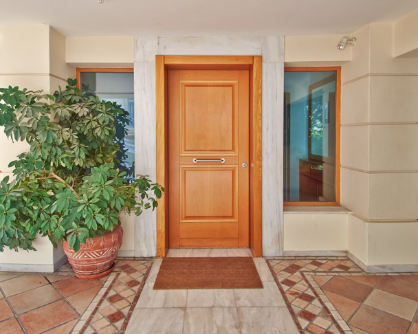 współczesny dom drzwi, Ateny - Zdjęcie, obraz