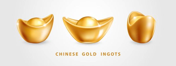 Kiinalainen kulta harkot
 - Vektori, kuva
