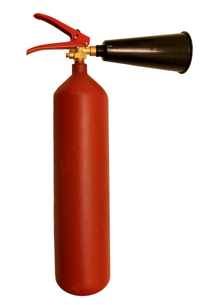 Огнетушитель изолирован на белом
 - Фото, изображение