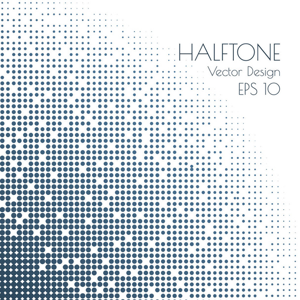 Halfton vektor tervezés poszter dot Style tiszta háttér - Vektor, kép