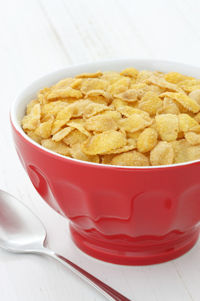 delicioso desayuno copos de maíz
 - Foto, imagen
