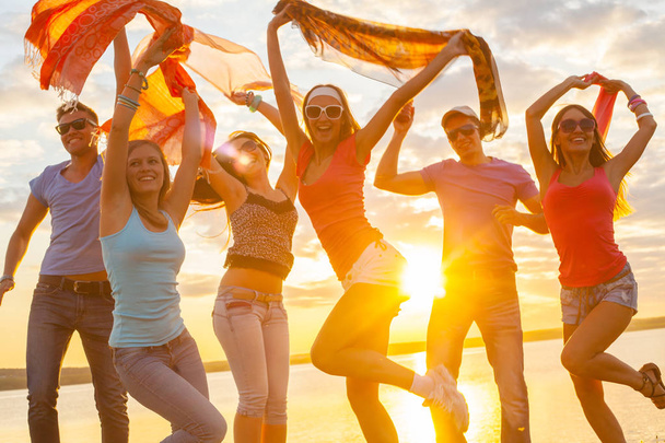 teens beach party - Foto, Imagem