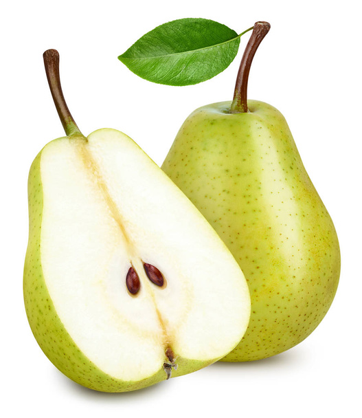Pears isolated on white - Fotoğraf, Görsel