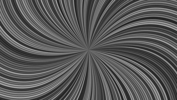 Γκρίζα αφηρημένη υπνωτική σπείρα έκρηξη λωρίδα φόντο - Διάνυσμα, εικόνα