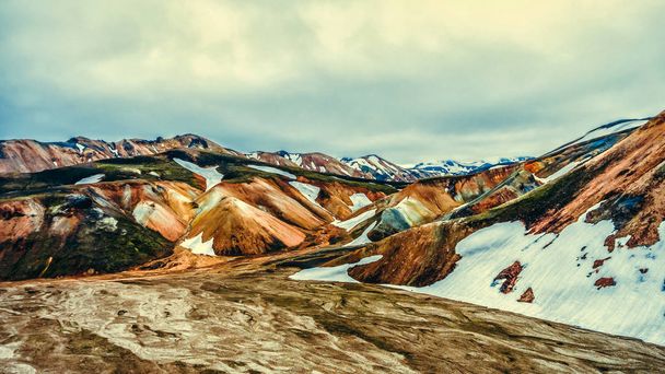 Paesaggio di Landmannalaugar Islanda Highland  - Foto, immagini