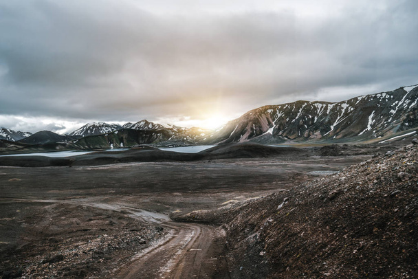 Paisaje de Landmannalaugar Islandia Highland  - Foto, imagen