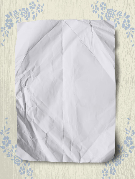 crumpled paper on a rose vintage background - Foto, immagini