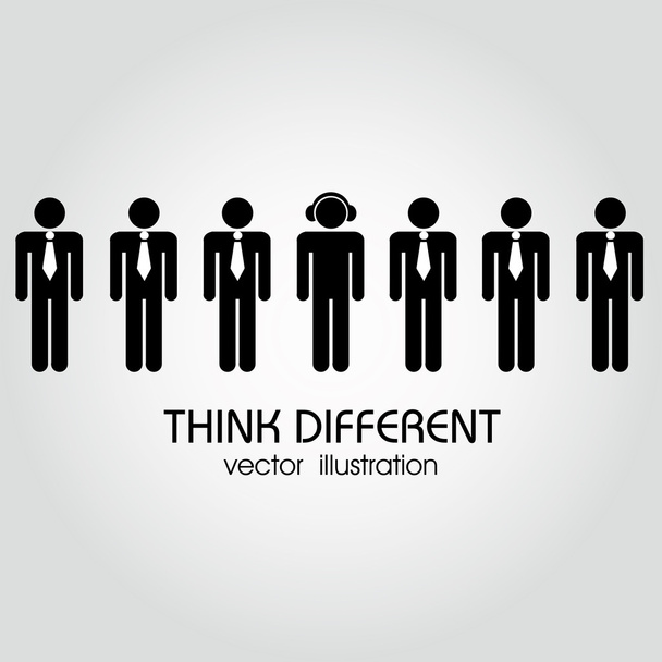 Think Different - Vektor, Bild