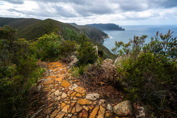 Пейзаж полуострова Тасмания, Тасмания, Австралия
 - Фото, изображение
